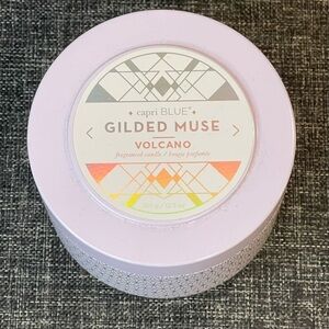 Capri Blue Gilded Muse Volcano Candle 12.5 oz Fragranced Jar